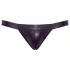 Glänzender Minimal-Slip für Herren (schwarz) - M
