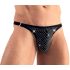 Svenjoyment - Glitzernder Herren-Tanga (Schwarz) - M