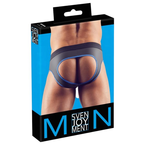 Svenjoyment - Offener Jockstrap (Schwarz-Blau) - M