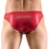 Svenjoyment - Schwarze Herren-Unterhose mit Schnürung (Rot) - L