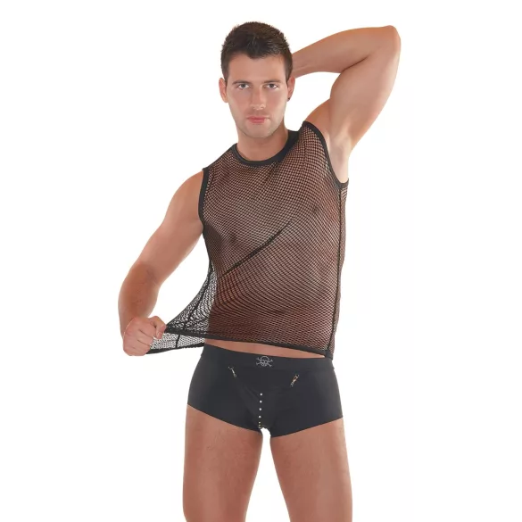 Piraten-Boxershorts (schwarz)