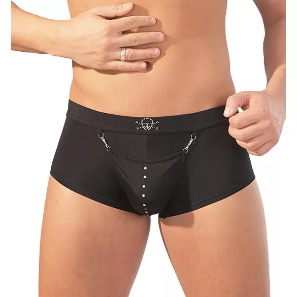 Piraten-Boxershorts (schwarz) - XL