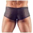 Svenjoyment - Transparente, gestreifte Boxershorts (schwarz)