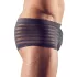 Svenjoyment - Transparente, gestreifte Boxershorts (schwarz) - L