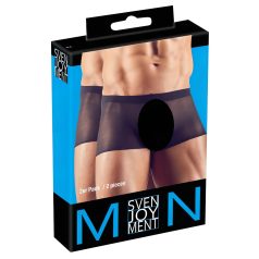   Svenjoyment - Transparente Boxershorts Set - Schwarz (2-teilig) S-L