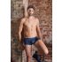NEK - Schwarze Schnürung Netz-Boxershorts (Blau)