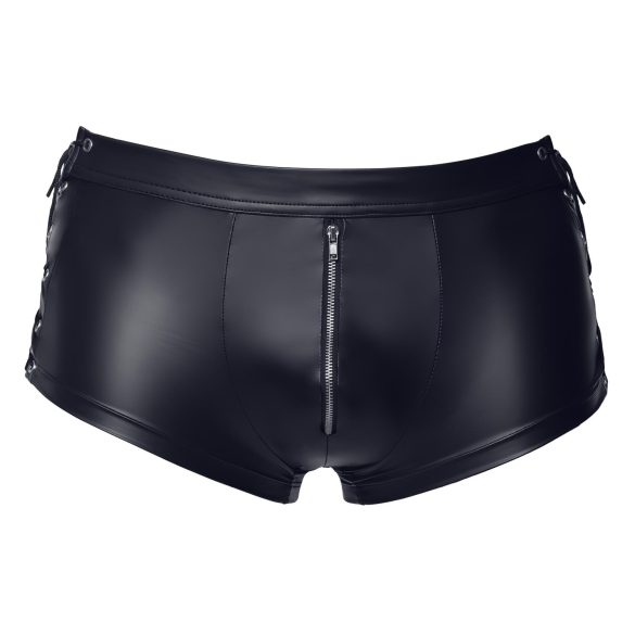 Svenjoyment - Matt-Boxershorts mit seitlicher Schnürung (Schwarz)