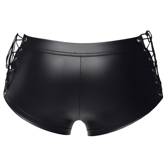 Svenjoyment - Matt-Boxershorts mit seitlicher Schnürung (Schwarz) - M