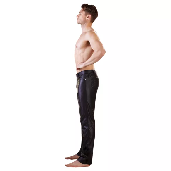 NEK - Glanzhose (schwarz) - L