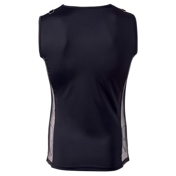 Svenjoyment - Schnürhemd für Herren (schwarz) - XL