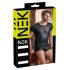 NEK - Mattes Herren-T-Shirt mit kurzen Ärmeln (Schwarz) - XL