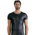 NEK - Mattes Herren-T-Shirt mit kurzen Ärmeln (Schwarz) - XL