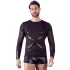 NEK - Langarmshirt mit Kreuzträger für Herren (schwarz) - L