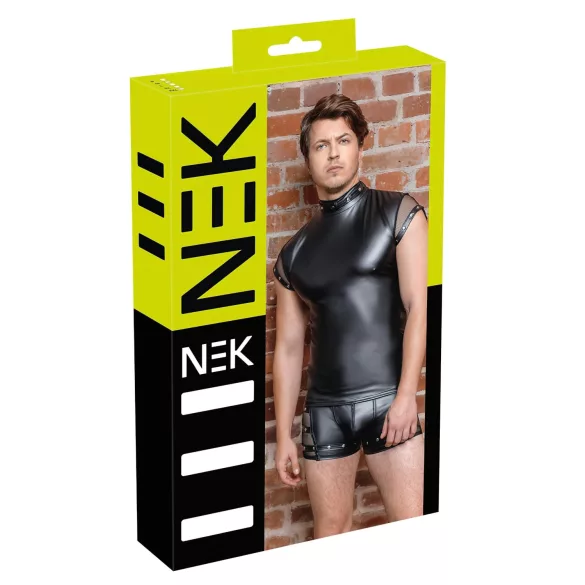 NEK - Nieten- & Netz-Herrenoberteil (schwarz) - M