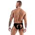 Svenjoyment - Herren Kellner-Tanga-Set (schwarz-weiß) - L