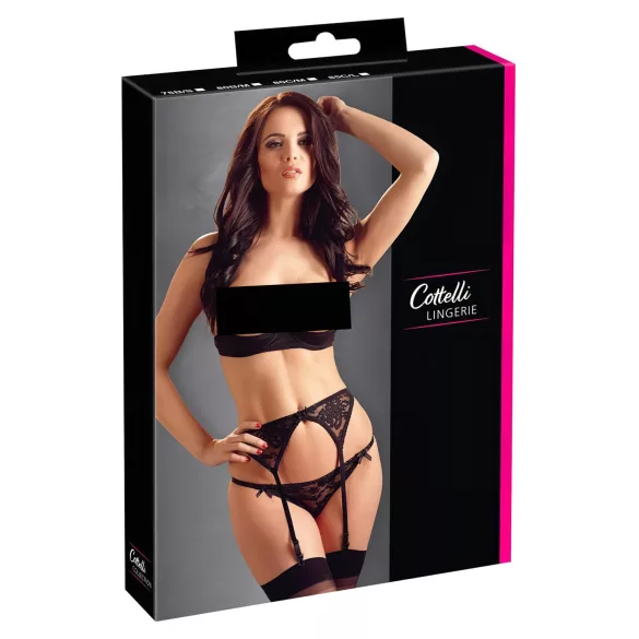 Cottelli - Erotik-Trio (schwarz) - 85C/L