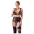 Cottelli Plus Size - Verführerisches Dessous-Set (schwarz) - XXL