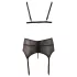Cottelli Plus Size - Verführerisches Dessous-Set (schwarz) - XXXXL