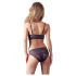 Cottelli - Blumiges Spitzen-BH-Set (lila) - M