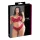 Cottelli Plus Size - weiches Spitzen-BH-Set (rot) - 2XL