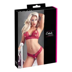 Cottelli - Sinnliches BH-Set aus Spitze (Rot) - M