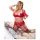 Cottelli Plus Size - Variabeles Dessous-Duo (Rot) - 90E/XL