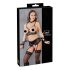 Cottelli Bondage - Verführerisches Spitzen-Set (5-teilig) - XL