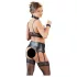 Cottelli Bondage - Glänzendes Spitzenwäsche-Set (4-teilig) - M