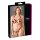Cottelli - offenes BH-Set mit Metallring (rot) - M/L