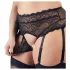 Cottelli Plus Size - Strass, Spitze Dessous-Set (Schwarz)
