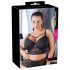 / Cottelli Plus Size - Spitzendetail-BH mit Trägern (Schwarz) - 95E
