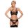 Obsessive 818-SEG-1 - Glitzernder Dessous-Set (Schwarz) - L/XL
