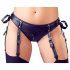 Cottelli Bondage - Glänzendes Hebeset mit Fesseln (schwarz)