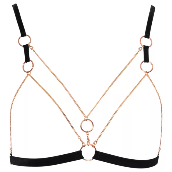 Cottelli - Kettenkette Zierkörperschmuck - 2-teilig (schwarz)