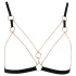 Cottelli - Kettenkette Zierkörperschmuck - 2-teilig (schwarz) - M