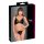 Cottelli - Transparente, Spitzen-BH-Set (schwarz)