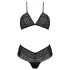 Passion Eco Kerria - Spitzen-Bikini-Set (schwarz) - L/XL