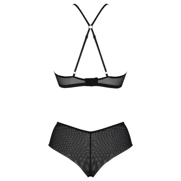 Passion Eco Kerria - Spitzen-Bikini-Set (schwarz) - L/XL