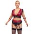 / Cottelli Bondage Plus Size - Spitzen-BH Set (Rot)
