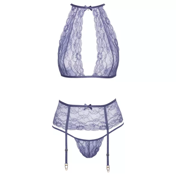 Kissable - Spitzen-Wäsche-Set (lila)