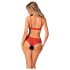 Obsessive Atenica - Rotes Cross-Back Dessous-Set