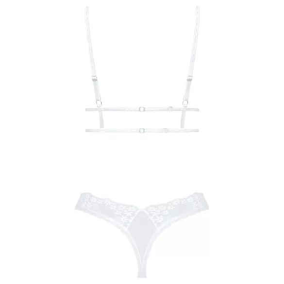 Obsessive Set Heavenly - Spitzen-BH-Set (Weiß) - M/L