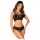 Obsessive K103 - Elastisches Netz-Set mit Öffnungen (Schwarz) - S-L