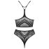 Obsessive K103 - Elastisches Netz-Set mit Öffnungen (Schwarz) - S-L