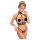 Abierta Fina - Ketten-Set mit Öffnungen (schwarz) - XL