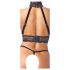 Abierta Fina - Ketten-Set mit Öffnungen (schwarz) - XL