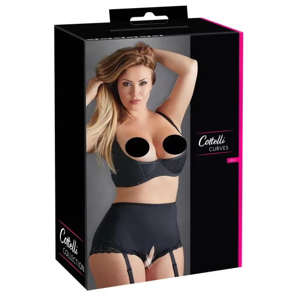 Cottelli Plus Size - Bügel-BH (schwarz) - 85E