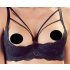 Cottelli - Riemen-BH & String mit Ringen (schwarz) - 85C/L