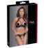 Cottelli - Spitzen Bügel-BH Set mit Halsband (schwarz) - 85B/L