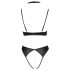Cottelli - Spitzen Bügel-BH Set mit Halsband (schwarz) - 85B/L